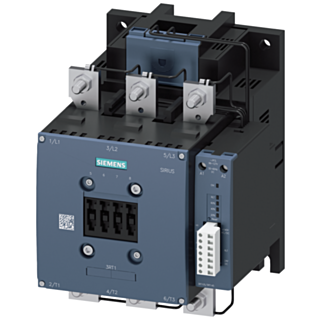 Contactor, AC-3e, 225 A/110 kW/400 V, 3-pole, 96-127 V AC/DC, PLC-IN optional, 1 NO+1 NC, connection bar/screw terminal