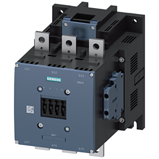 Contactor, AC-1, 690 A/690 V/40 °C, 3-pole, 110-127 V AC/DC, 2 NO+2 NC