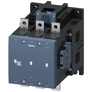 Vacuum contactor, AC-3e, 400 A/200 kW/400 V, 3-pole, 96-127 V AC/DC, PLC-IN optional, 2 NO+2 NC, connection bar/screw terminal