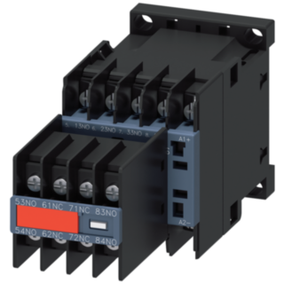 Contactor relay, 6 NO+2 NC, 24 V DC, S00, ring cable connection