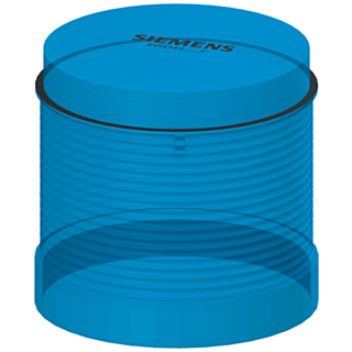 Signaling column single-flash light element blue, 230 V AC