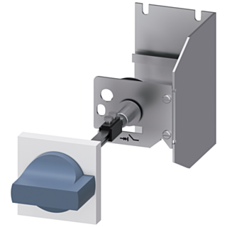 Door-coupling rotary operating mechanism for circuit breaker, S00/S0, handle gray