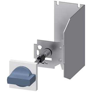 Door-coupling rotary operating mechanism, for circuit breaker, handle gray