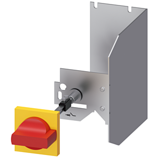 Door-coupling rotary operating mechanism for circuit breaker, S3, handle EMERGENCY OFF