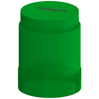 Signaling column, D=50 mm, individual element IP54, flashlight element, LED green 24 V AC/DC