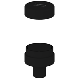 Connection element incl. cover for pipe, floor and angle mounting