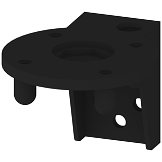 Bracket for foot mounting, accessory for signaling columns, D=70 mm