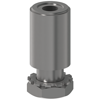 Adapter for connection element for single-hole mounting, accessory for 8WD42, signaling columns