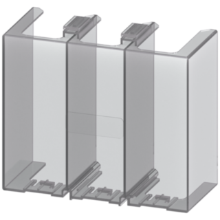 Terminal cover for busbar connections for contactors and overload relays