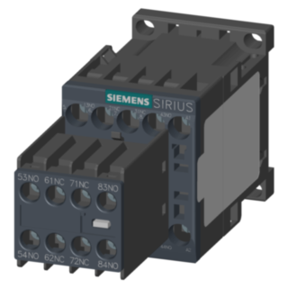 Contactor relay, 4 NO+4 NC, 230 V AC, 50/60 Hz, S00, screw terminal