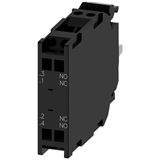 Contact module with 2 contact elements, 1 NO + 1 NC