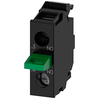 Contact module with 1 contact element, 1 NO
