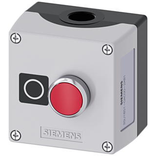 Enclosure for command devices, 22 mm, round