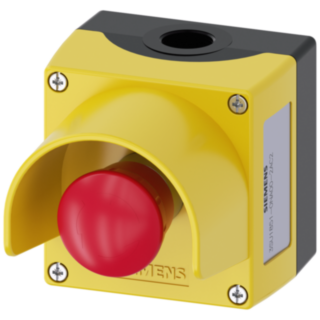 Enclosure for command devices, 22 mm, round