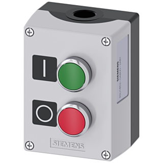 Enclosure for command devices, 22 mm, round