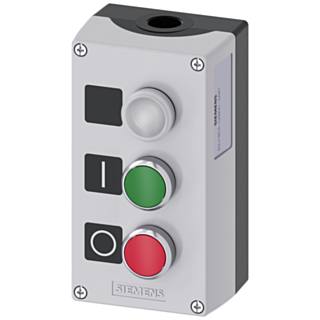 Enclosure for command devices, 22 mm, round
