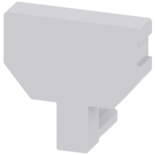 Pressure piece for actuating the central module of 3 contact modules