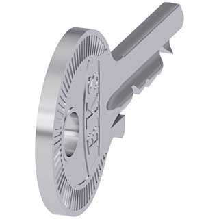 Key for BKS key-operated switch, lock number S1