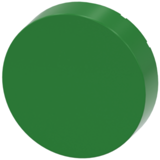 Button, raised, green, for pushbutton