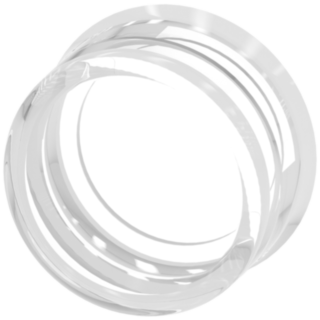 Silicone protective cap for button, clear