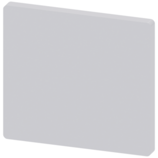 Labeling plate, white, without inscription, for contact blocks