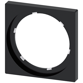 Single frame for square design, black