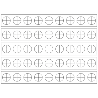 Drilling template for 30x40 mm grid, operating condition