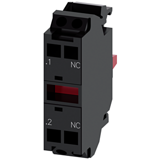 Contact module with 1 contact element, 1 NC