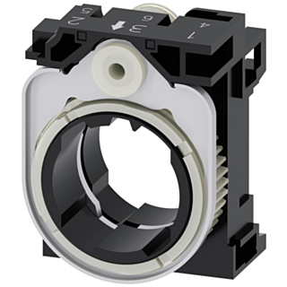 Holder for 3 modules, plastic
