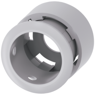 Protective collar for emergency stop mushroom pushbutton, 30 mm, 60 mm, gray
