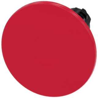 Mushroom pushbutton, 22 mm, round, plastic, red, 60 mm
