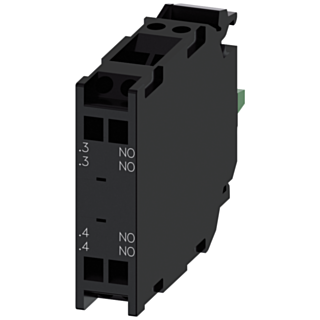 Contact module with 2 contact elements, 2 NO