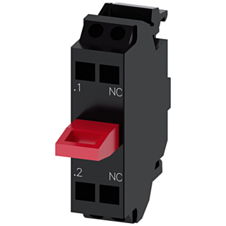 Contact module with 1 contact element, 1 NC
