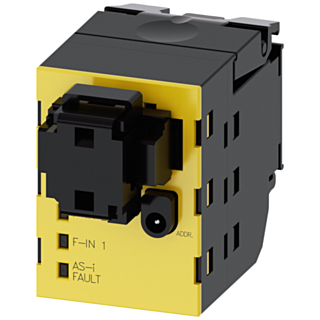 AS-Interface module, 2 safe inputs, black