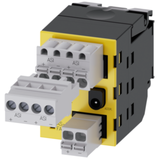 AS-Interface module, 2 safe inputs, 1 output, black