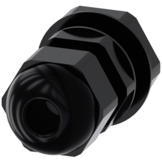 Metric screw fastening M20 with hexagon nut for enclosure