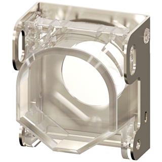 Shrouding cover for locking device of pushbutton, short