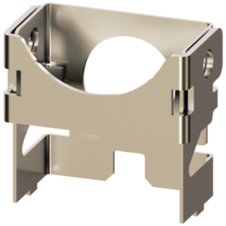Locking device made of metal, for mushroom pushbutton, 30 mm or 40 mm