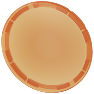 Button, amber, for illuminated pushbutton