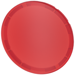 Button, red, for illuminated pushbutton