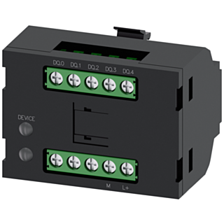 Electronic module for ID key-operated switch, black, operating voltage 24 V DC