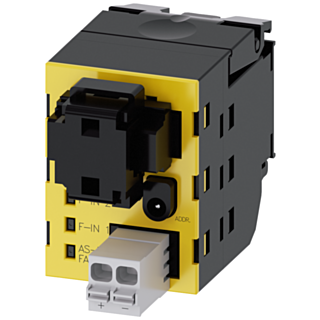 AS-Interface module, 2 safe inputs, 1 output, black