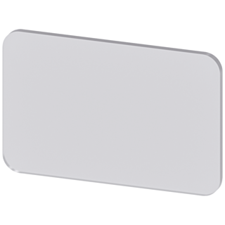 Labeling plate 17.5x27 mm, transparent, without inscription