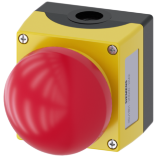 Enclosure for command devices 22 mm round plastic enclosure top part yellow