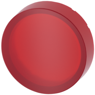 Button, raised, red, for illuminated pushbutton