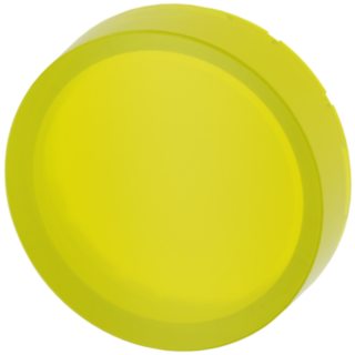 Button, raised, yellow, for illuminated pushbutton