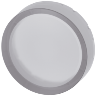 Button, raised, clear, for illuminated pushbutton
