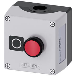 Enclosure for command devices, 22 mm, round