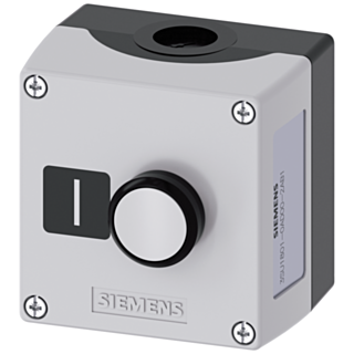 Enclosure for command devices, 22 mm, round