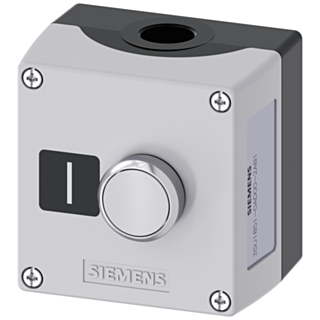 Enclosure for command devices, 22 mm, round